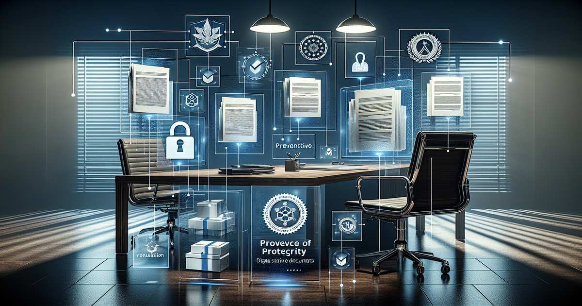 Preventive certification process ContentProtector: 5 steps to protect strategic business content with certain date and legal proof